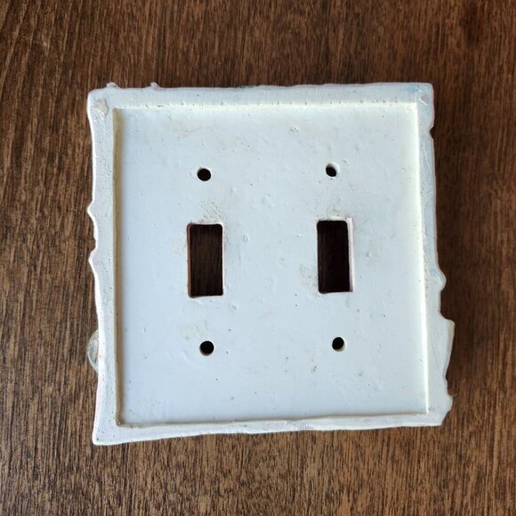 LOVELY Vintage Wall Switch Plate Cover Victorian Dressing Room Look - Picture 5 of 5